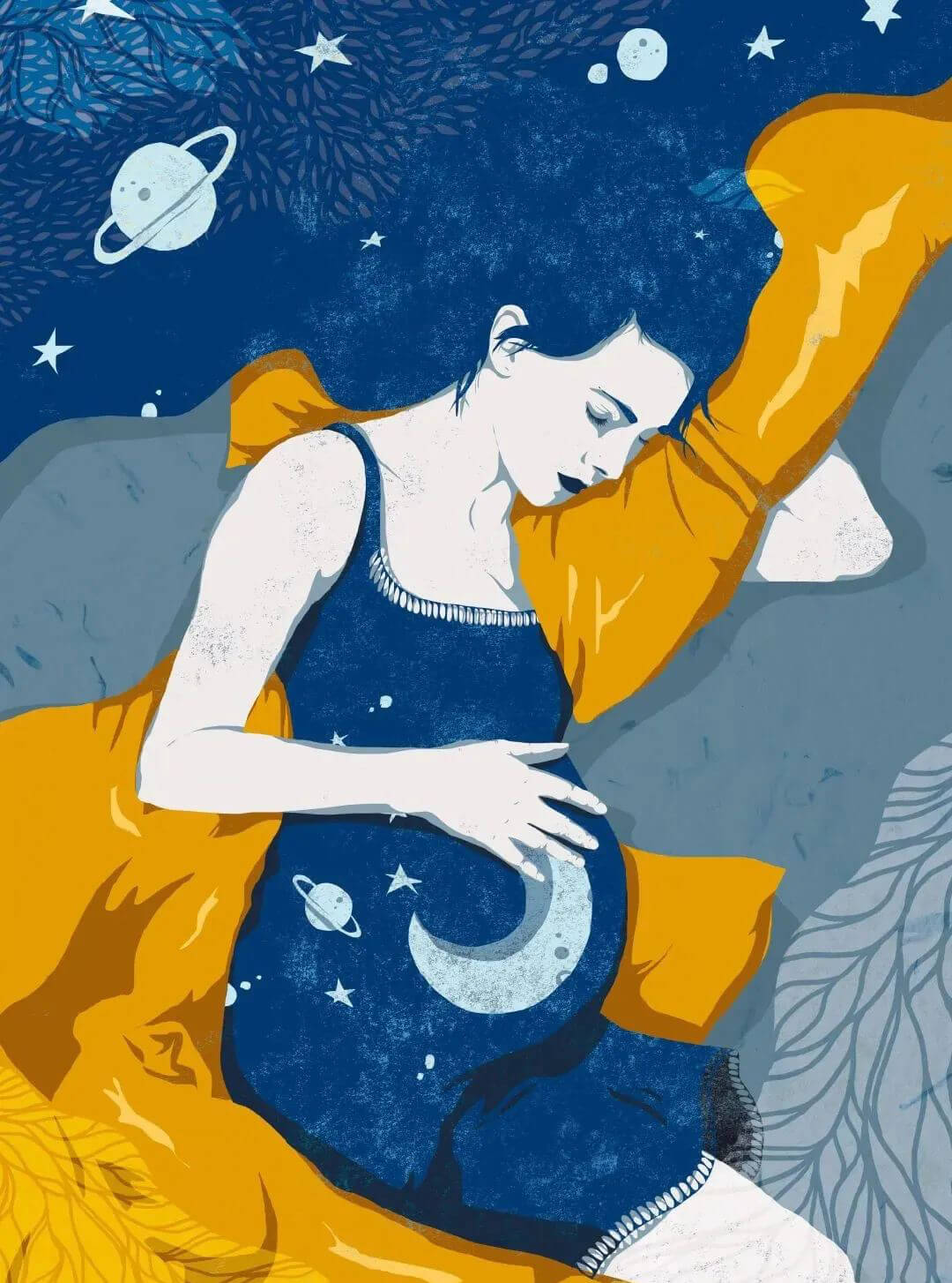 BEATRICE的插画风格太好看了，我们为你带来了她的作品集、噪点颗粒笔刷以及纹理背景