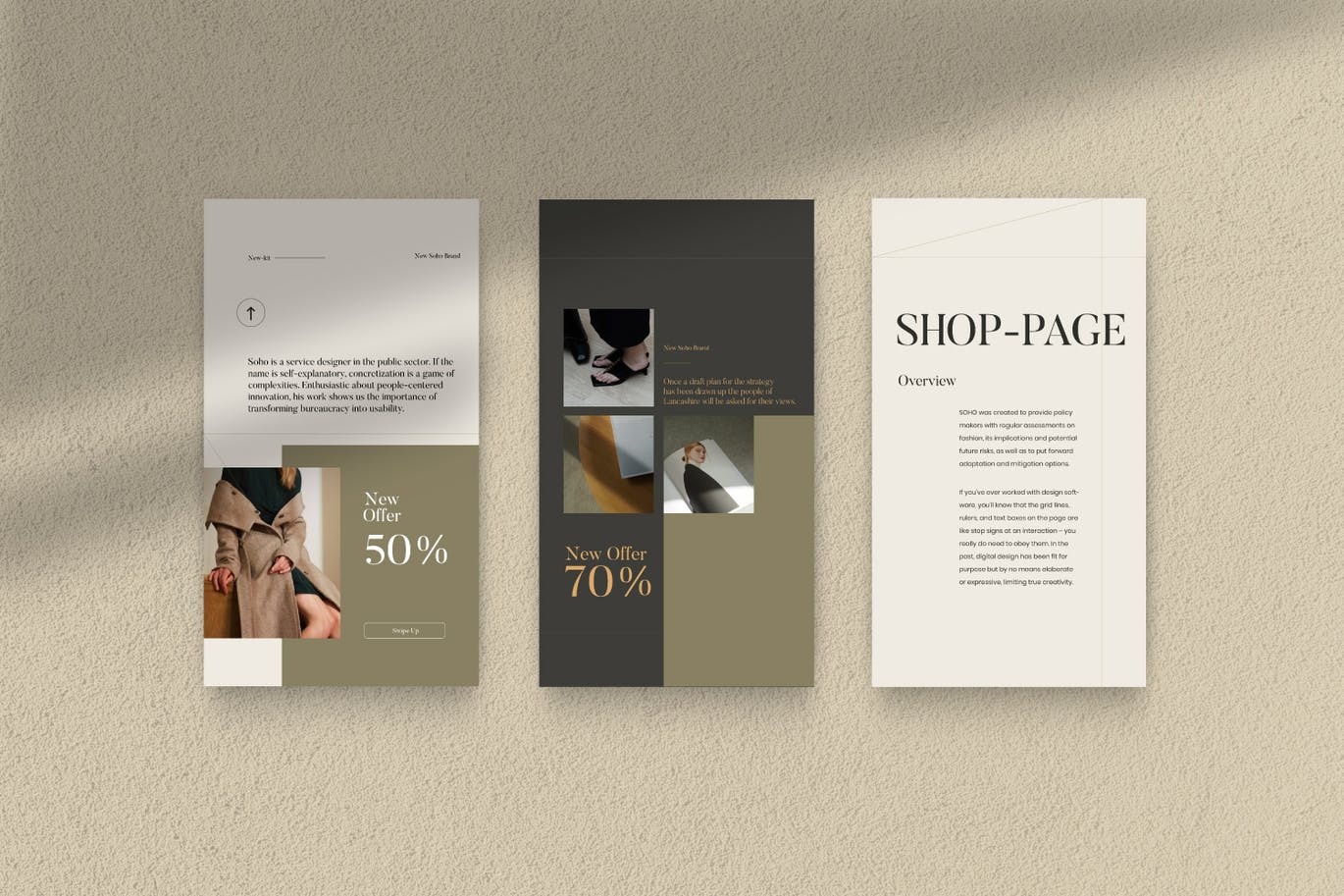 30个优雅高端Ins社交媒体banner海报PSD素材包