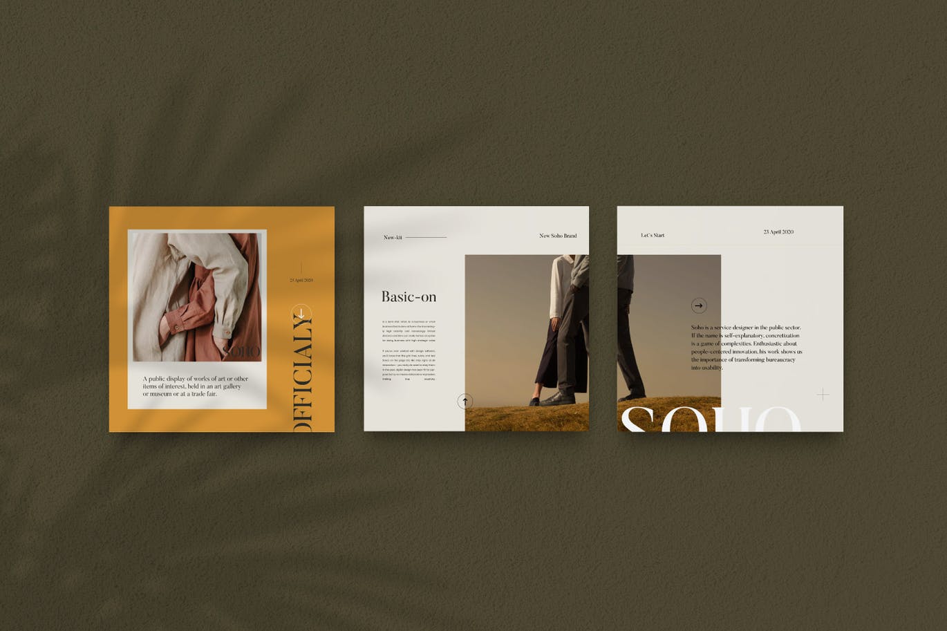 30个优雅高端Ins社交媒体banner海报PSD素材包