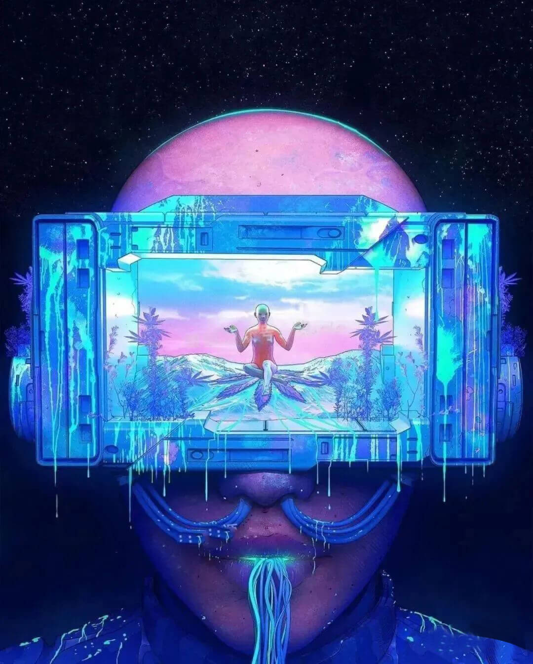 这些霓虹灯效果的笔刷太帅了,用IPAD画画的小伙伴赶快来收!!