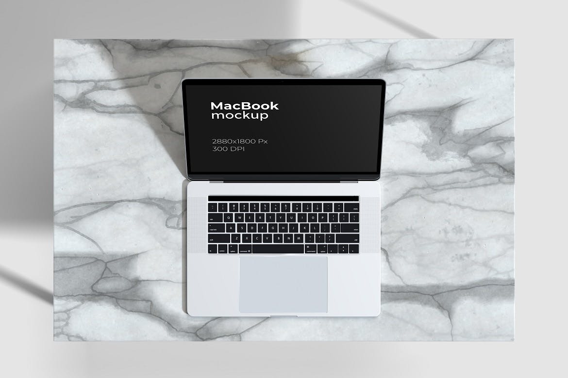 苹果Macbook笔记本电脑样机PSD素材