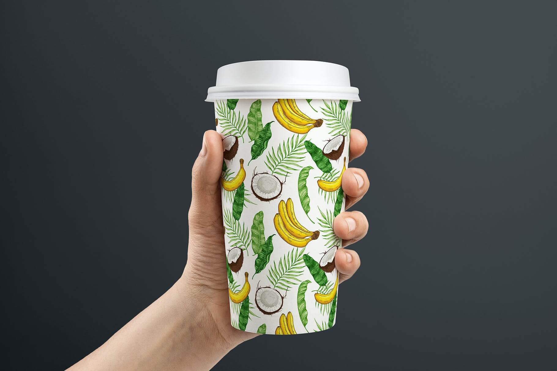 热带水果EPS适量图案背景素材