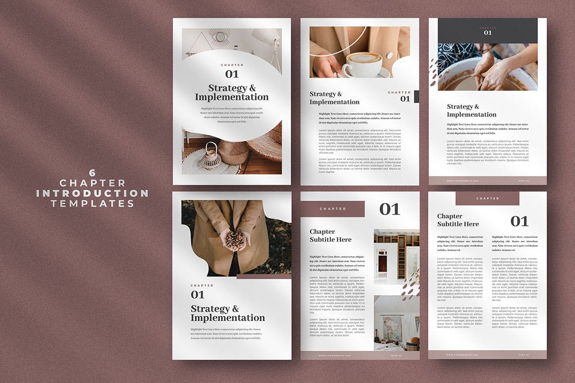 30个高端时尚电子书杂志画册设计素材