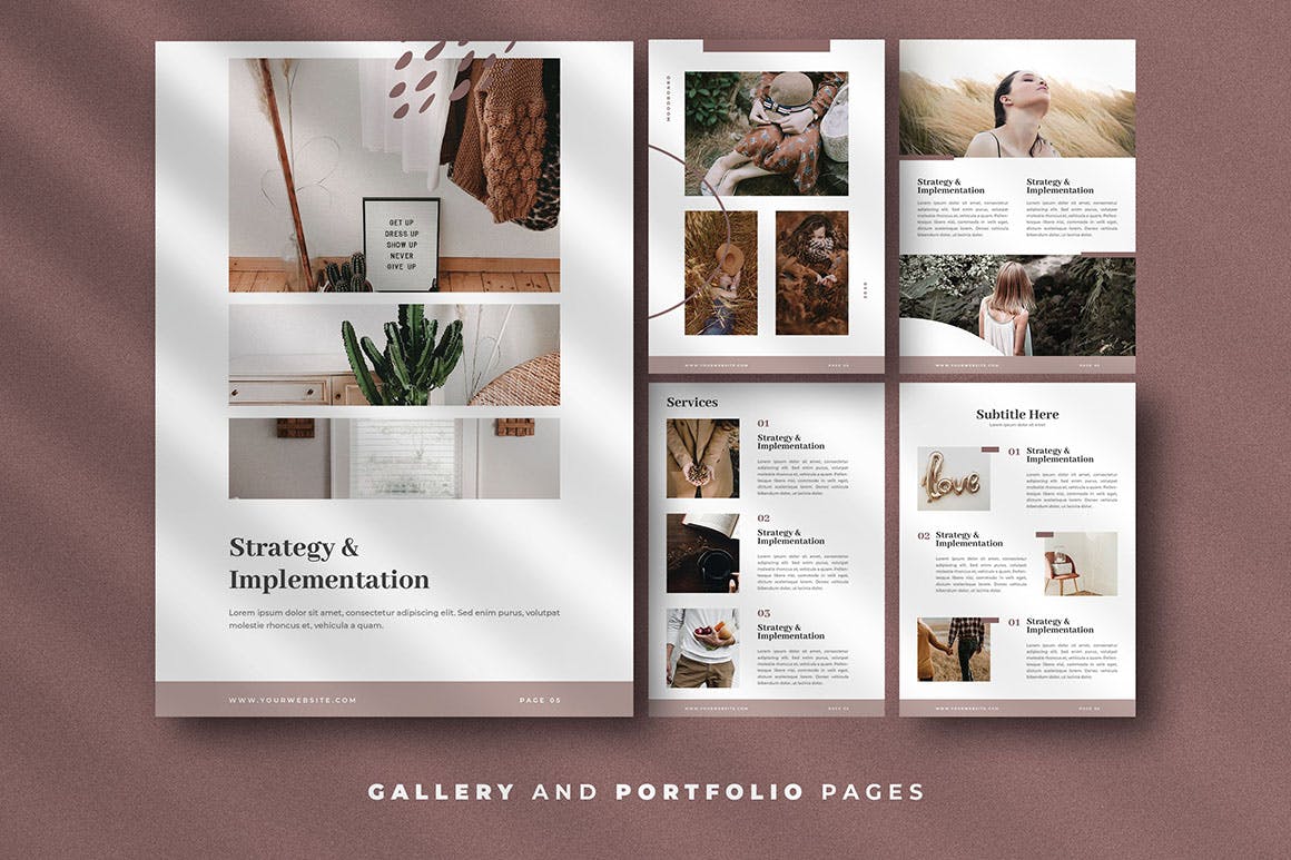 30个高端时尚电子书杂志画册设计素材