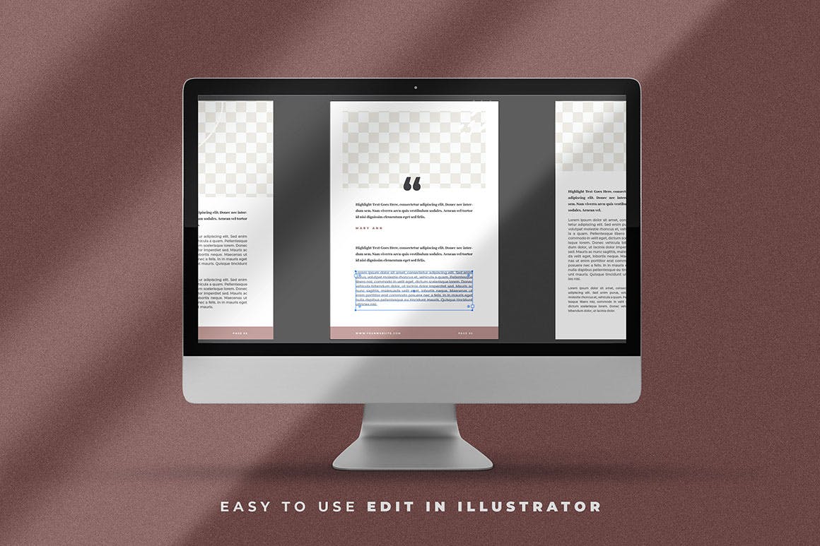 30个高端时尚电子书杂志画册设计素材