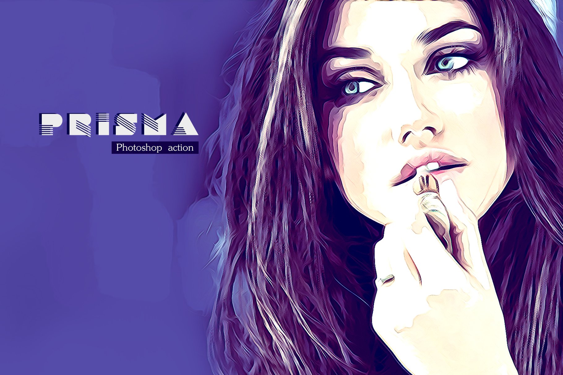 6合1不同效果照片处理PS动作打包下载