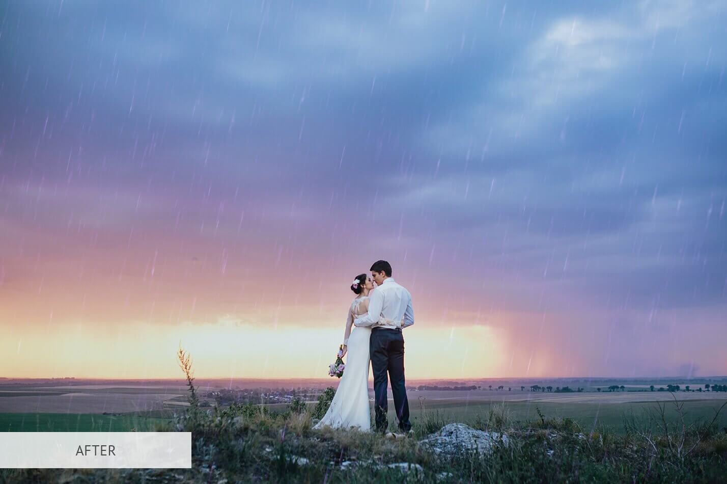 40个逼真真实高分辨率雨水照片叠层素材包