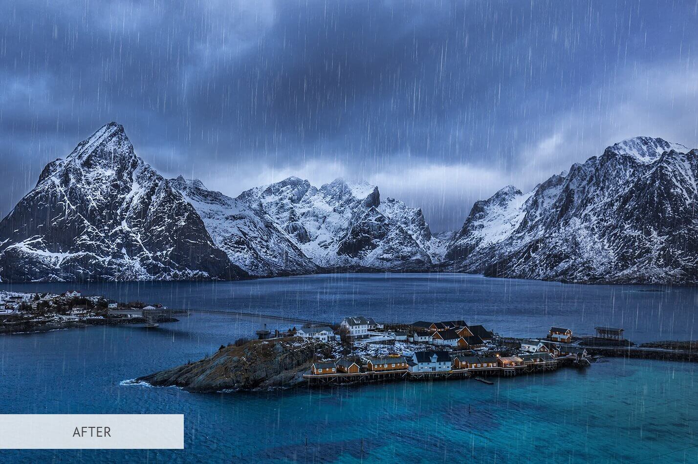 40个逼真真实高分辨率雨水照片叠层素材包