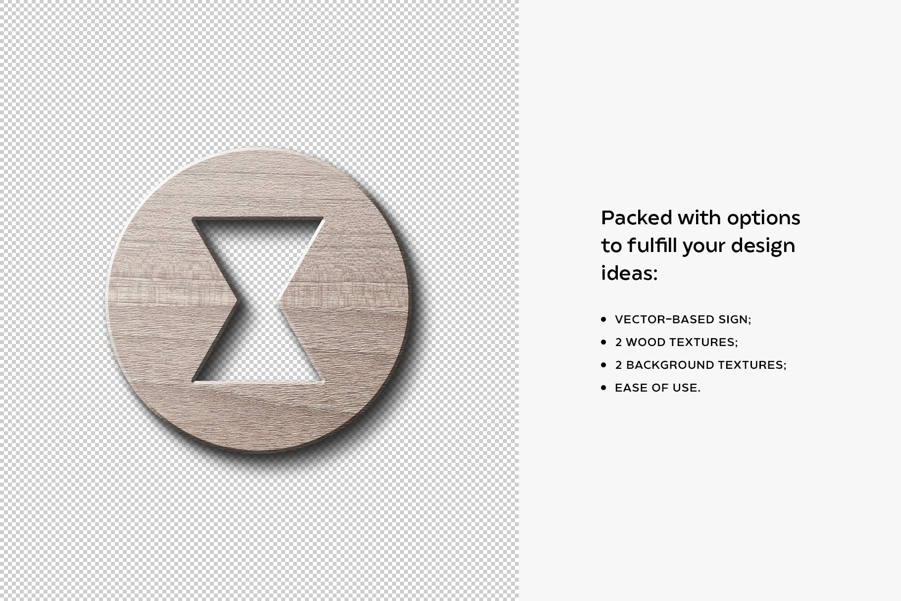 逼真企业木牌品牌Logo展示样机素材