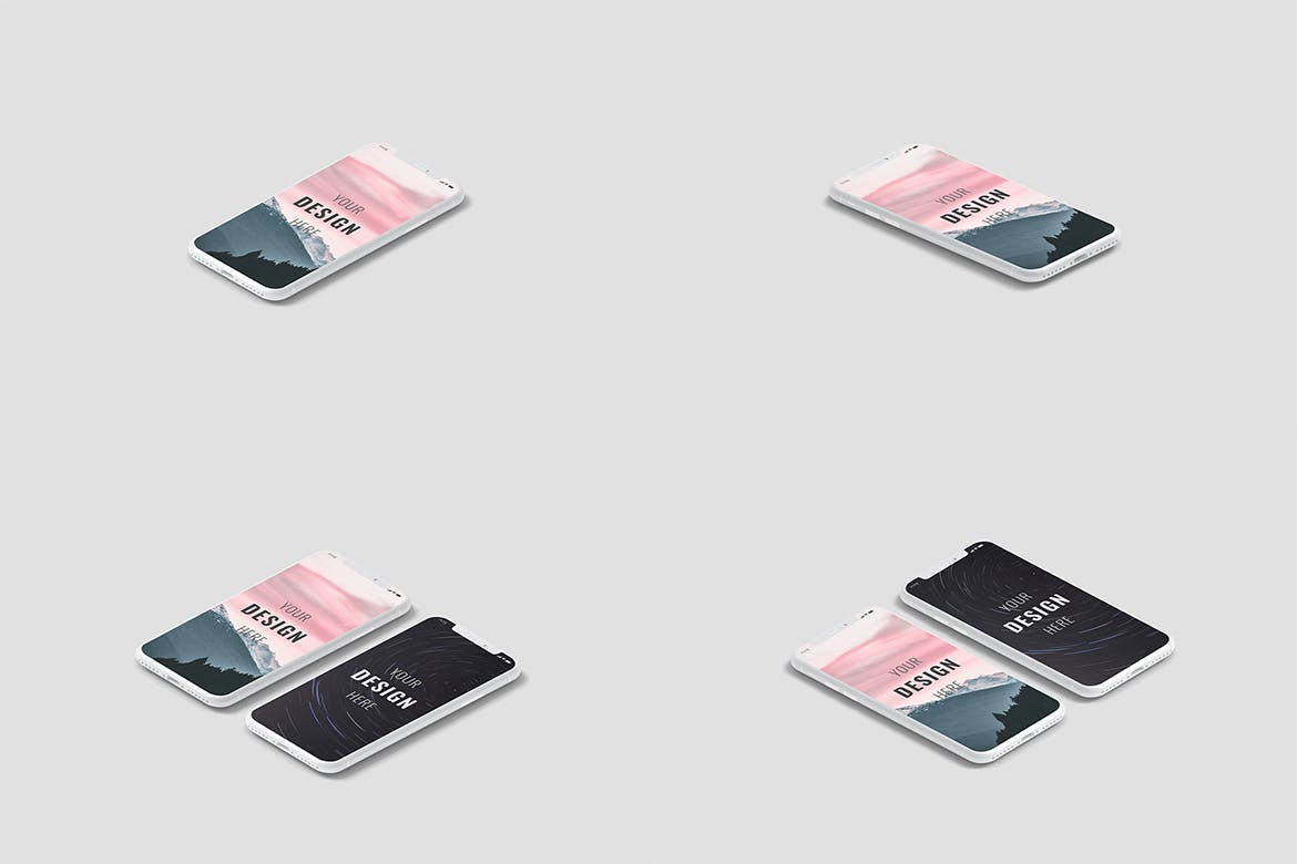12个高品质手机APP UI样机展示素材