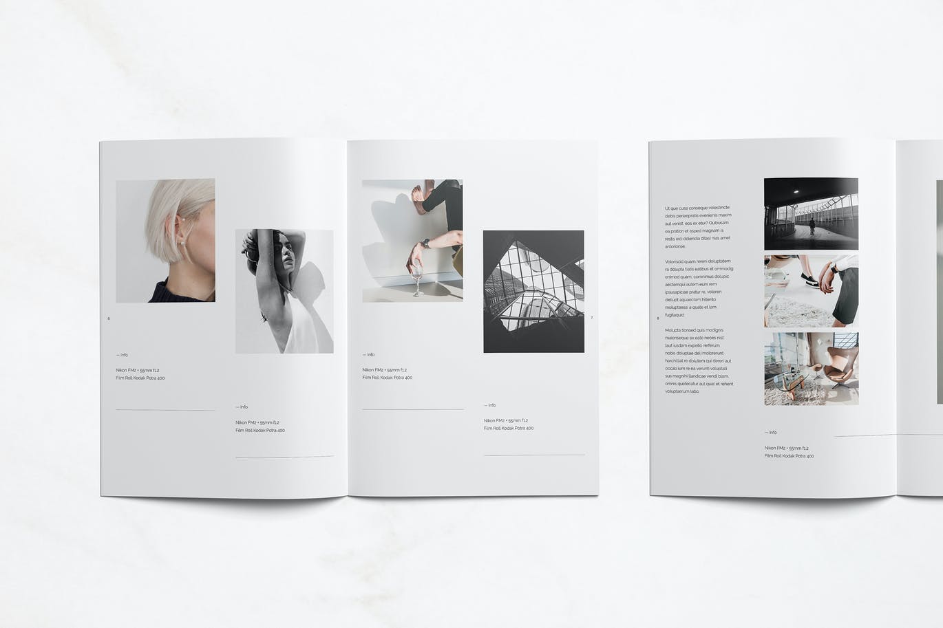 一套极简风格产品VI画册模板源文件下载