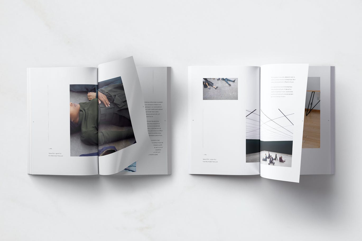 一套极简风格产品VI画册模板源文件下载