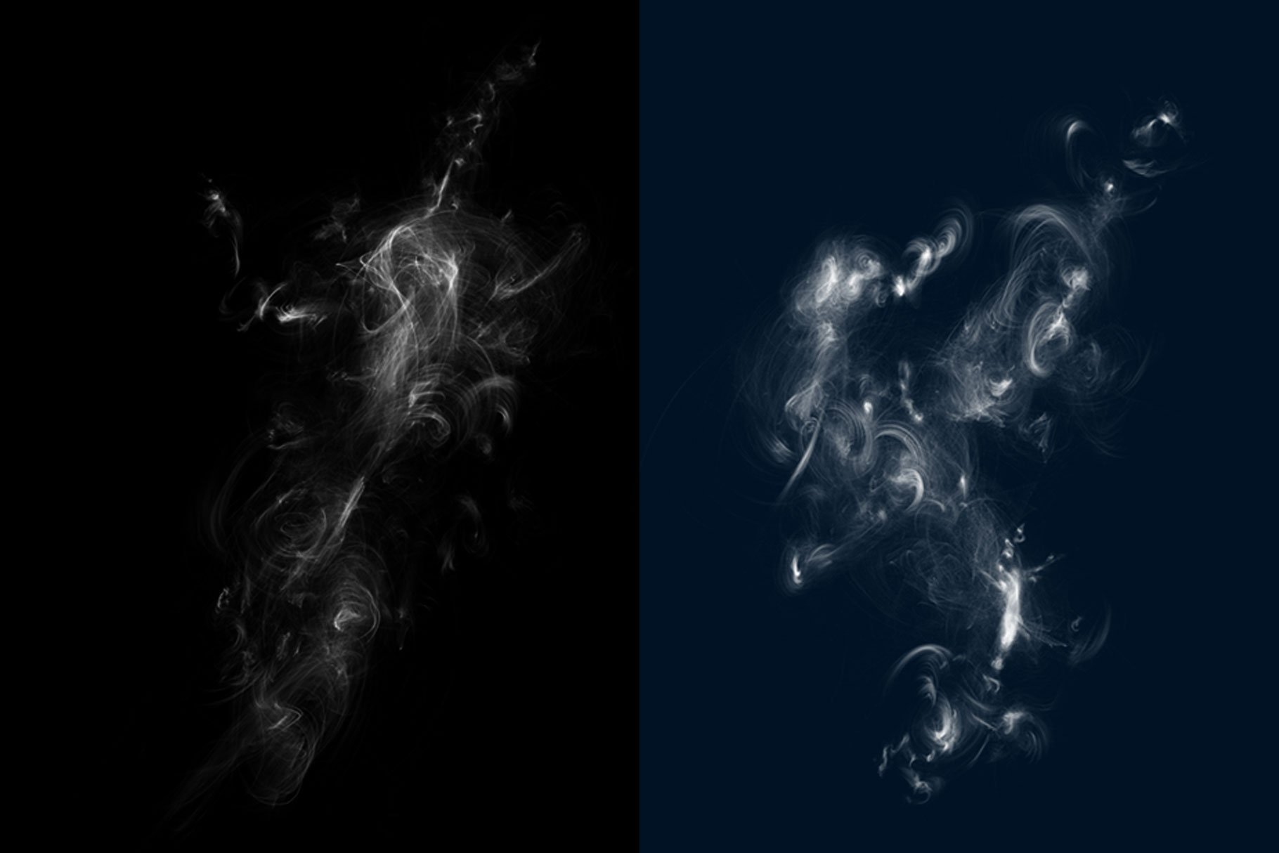 12个数字绘画PS烟雾笔刷套装素材