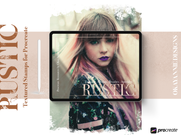 适用于Procreate应用的复古风格笔刷