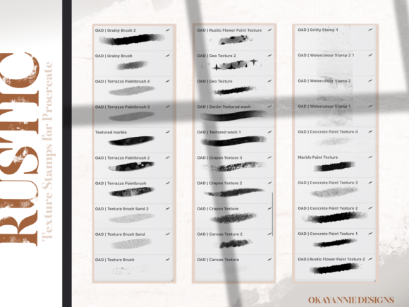 适用于Procreate应用的复古风格笔刷