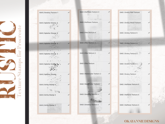 适用于Procreate应用的复古风格笔刷