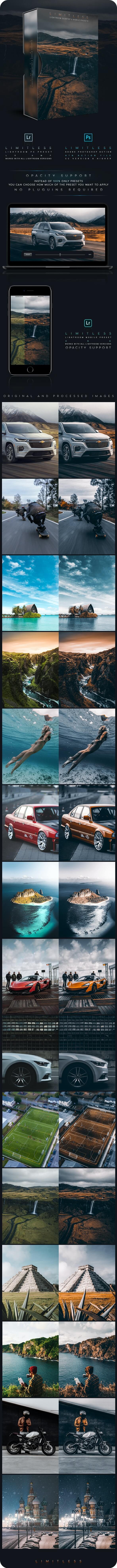 高级橙色/深蓝色电影大片效果照片调色滤镜Lightroom预设