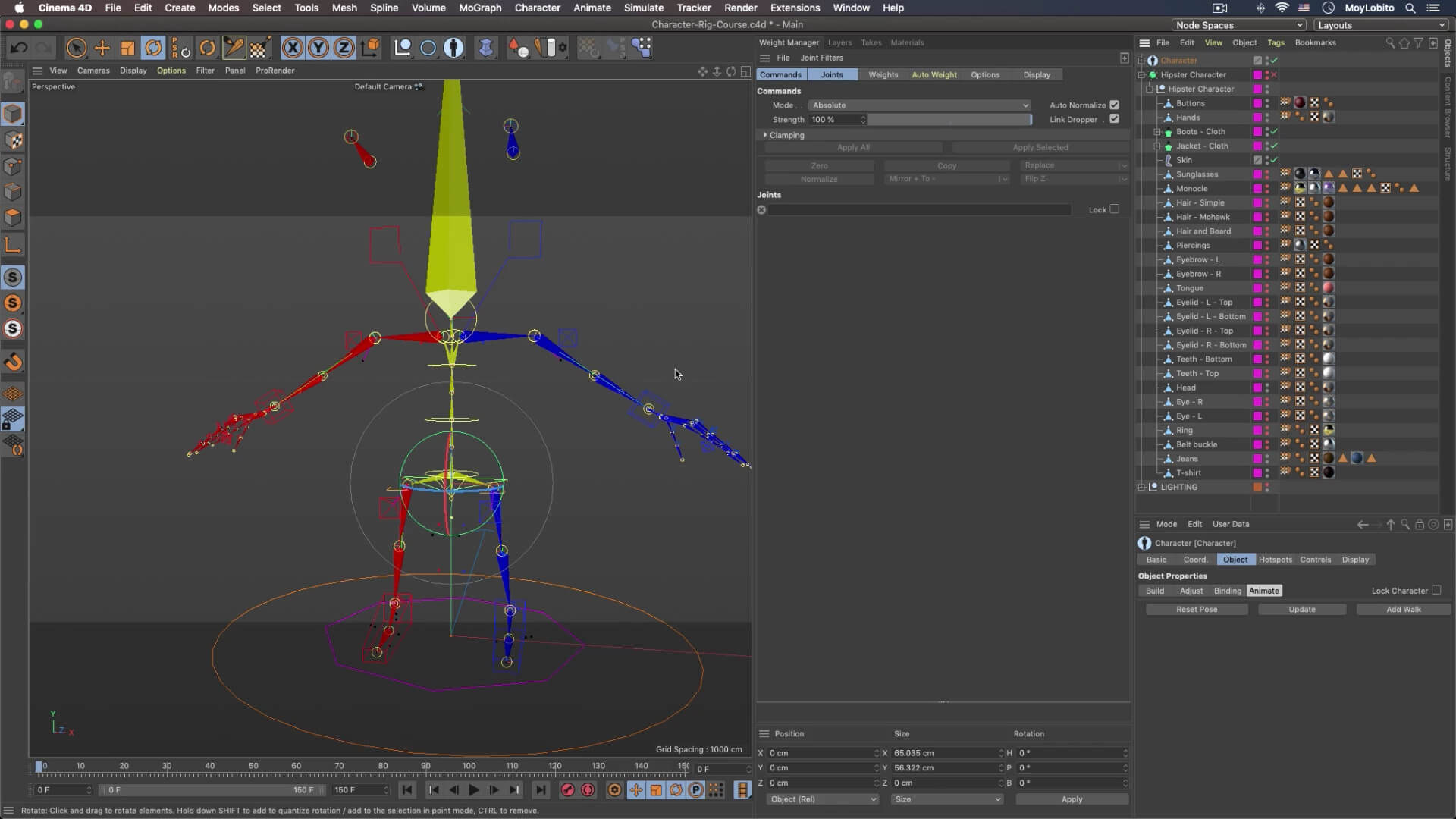 3D角色索具C4D动画制作教程-英文版