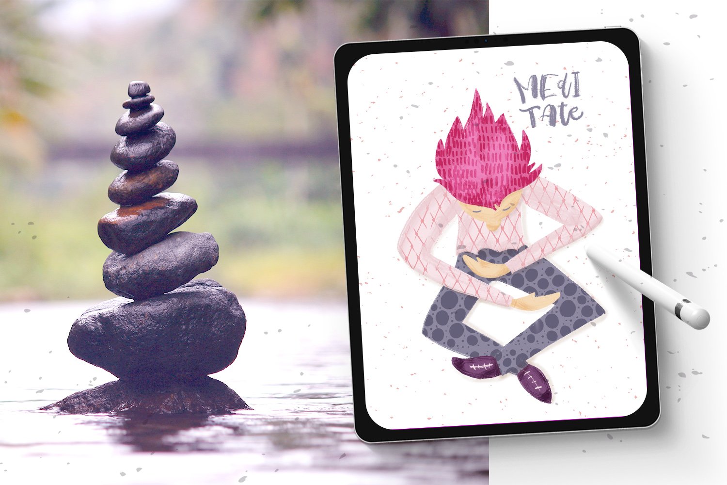 80个手绘图案Procreate笔刷打包下载