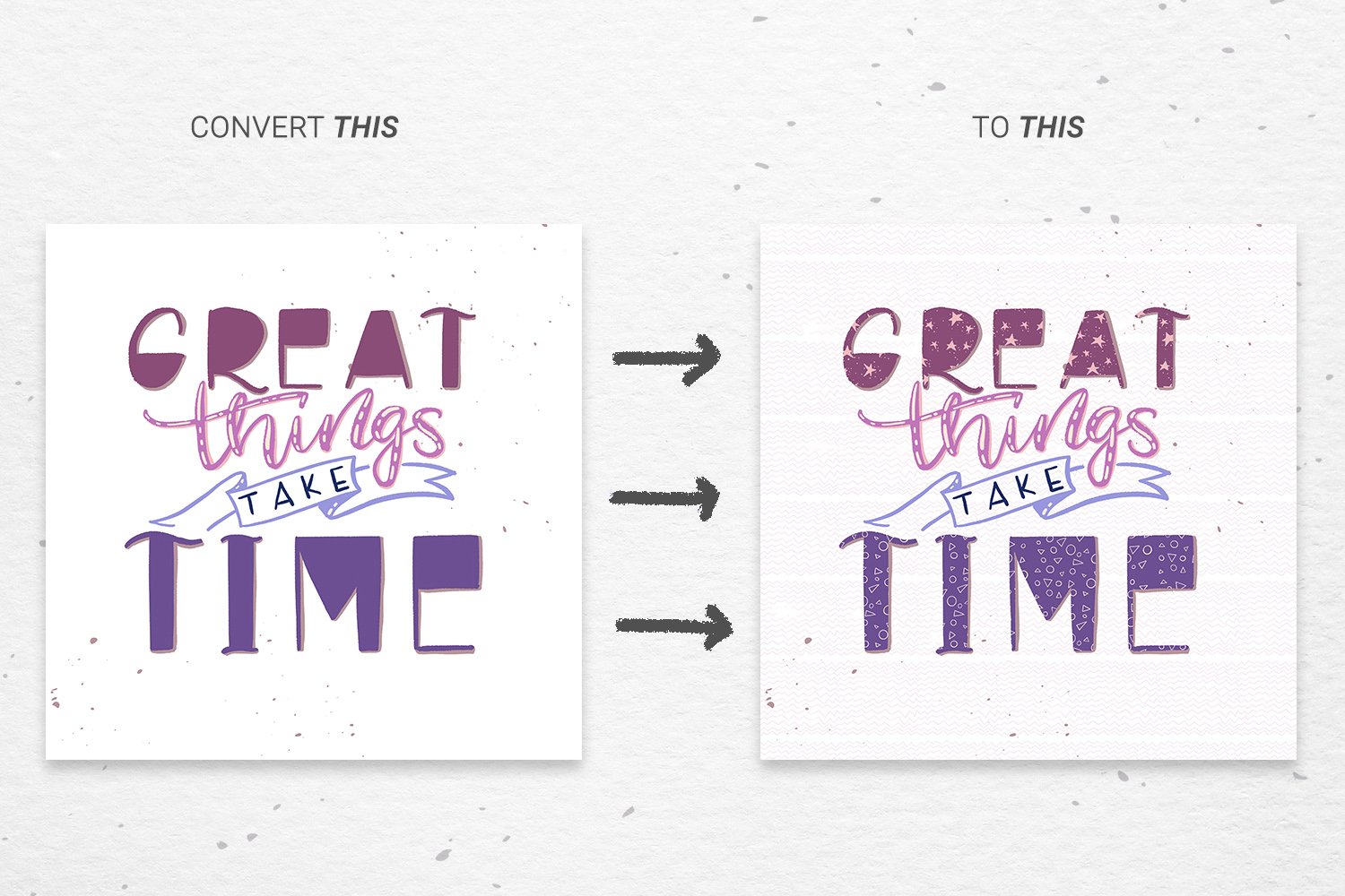 80个手绘图案Procreate笔刷打包下载