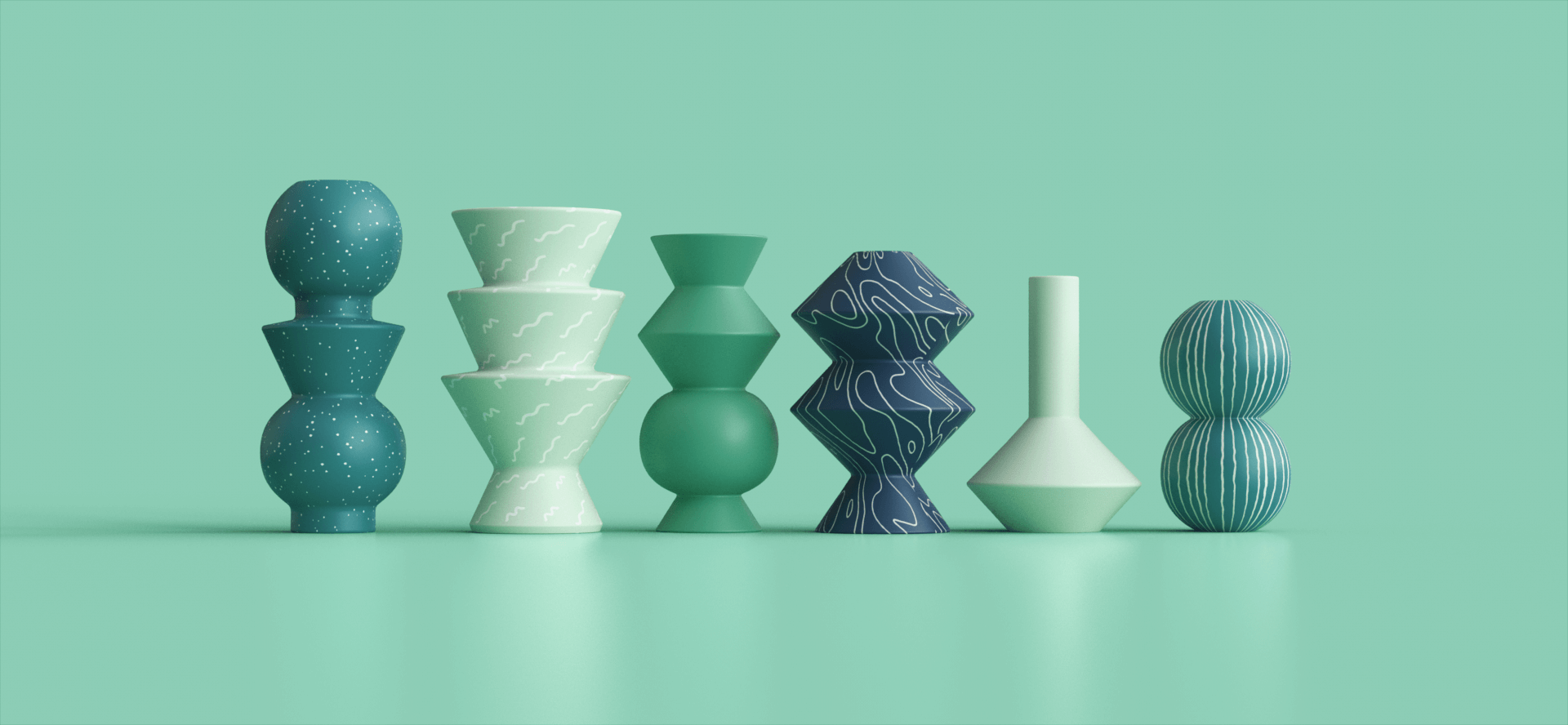 GSG C4D 现代表面材质预设素材包