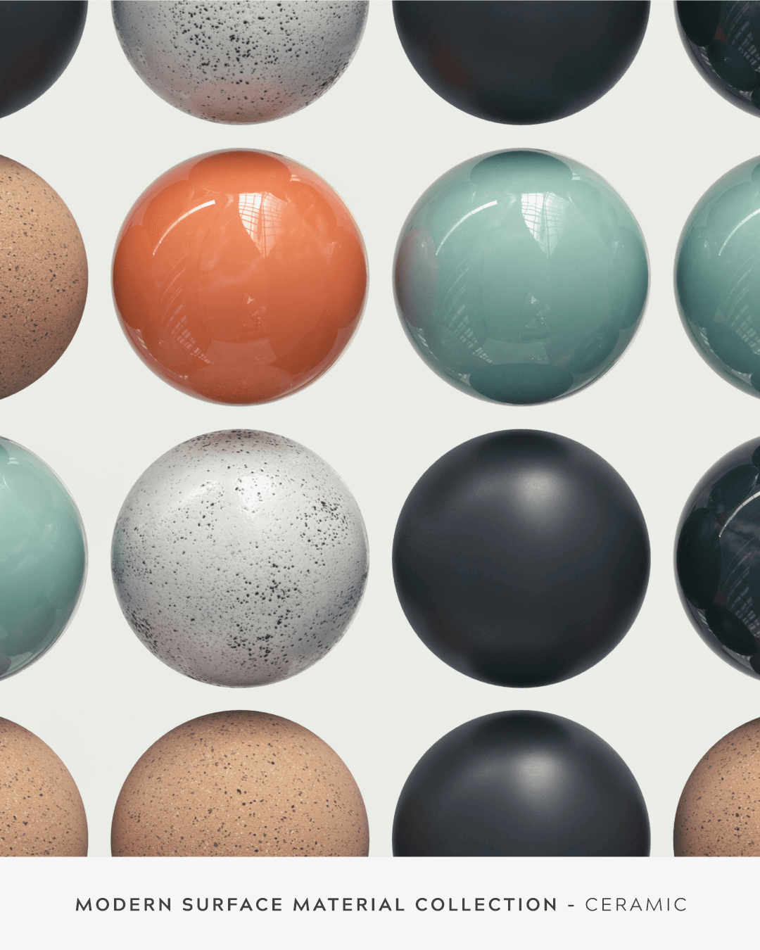 GSG C4D 现代表面材质预设素材包