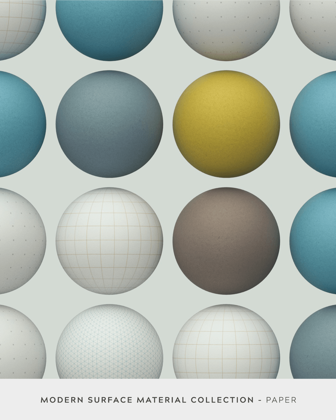 GSG C4D 现代表面材质预设素材包