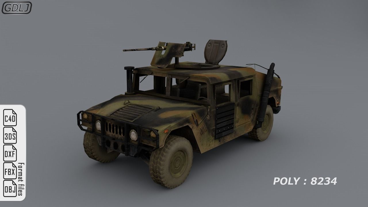 一套军事模型游戏坦克模型C4D素材模型合集下载