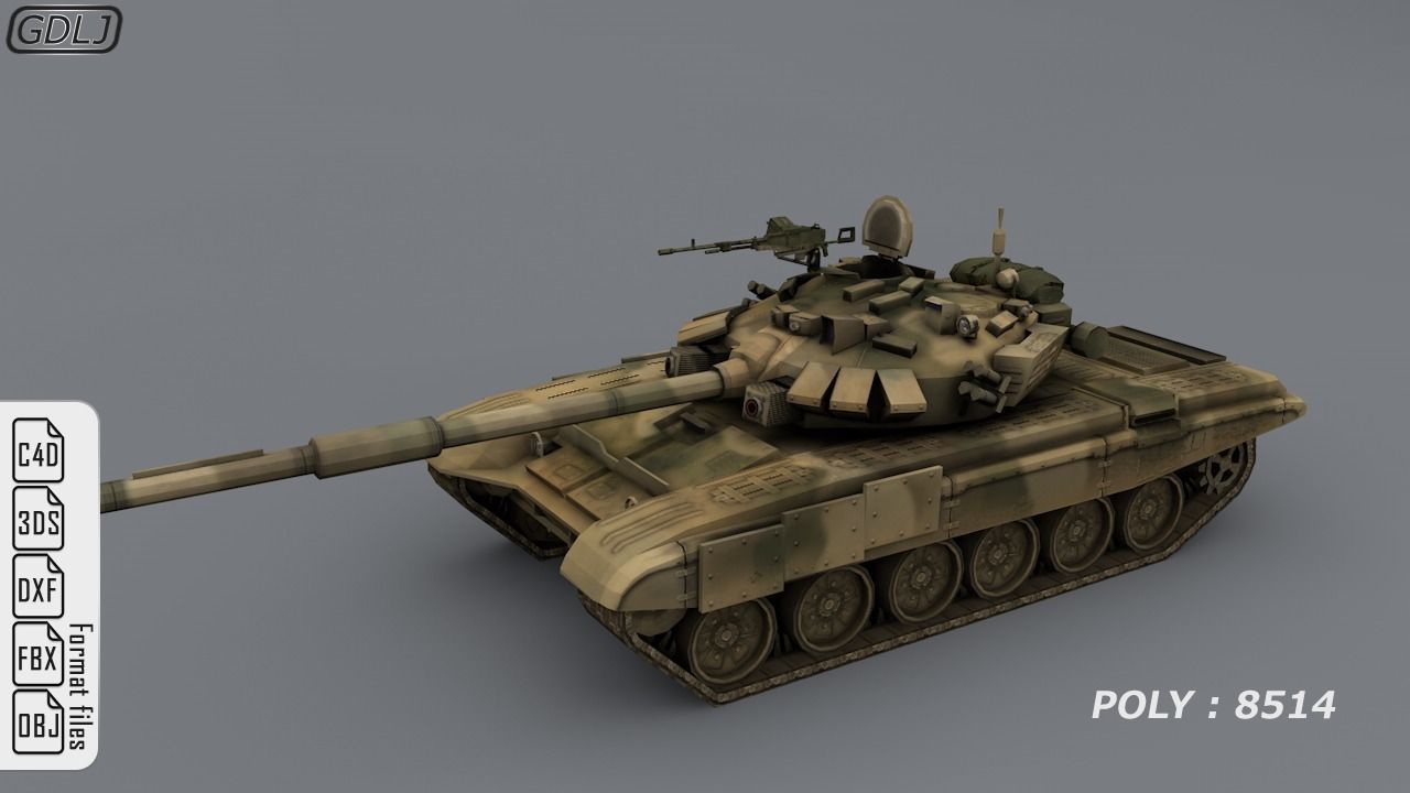 一套军事模型游戏坦克模型C4D素材模型合集下载