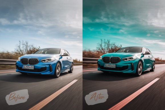 15个汽车照片调色处理Lightroom预设