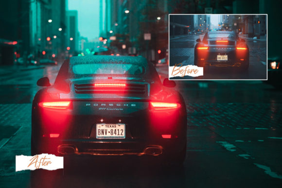 15个汽车照片调色处理Lightroom预设