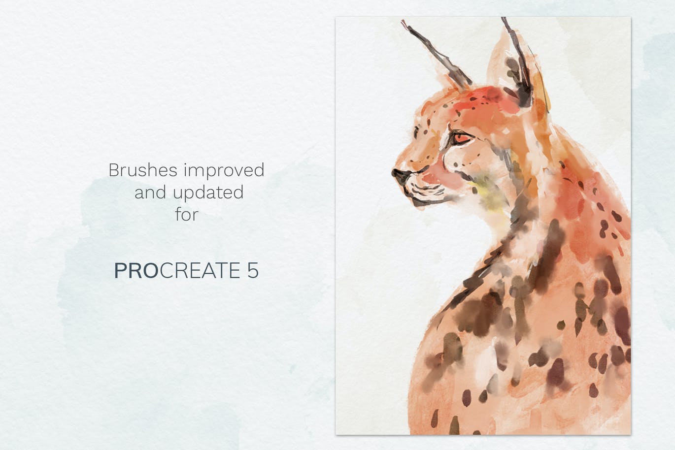 Procreate专用典牙初夏水彩小清新画笔套装for iPad