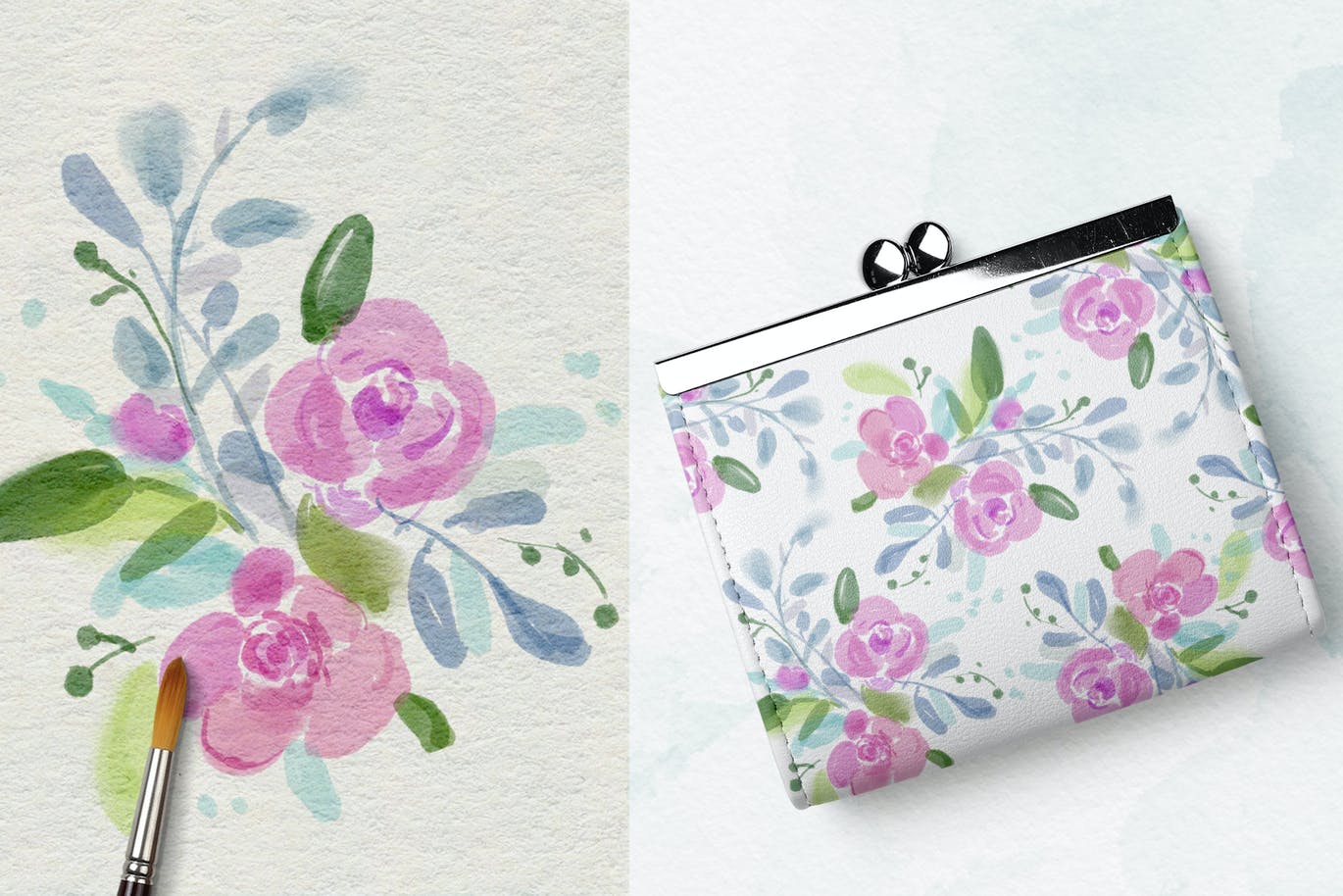 Procreate专用典牙初夏水彩小清新画笔套装for iPad