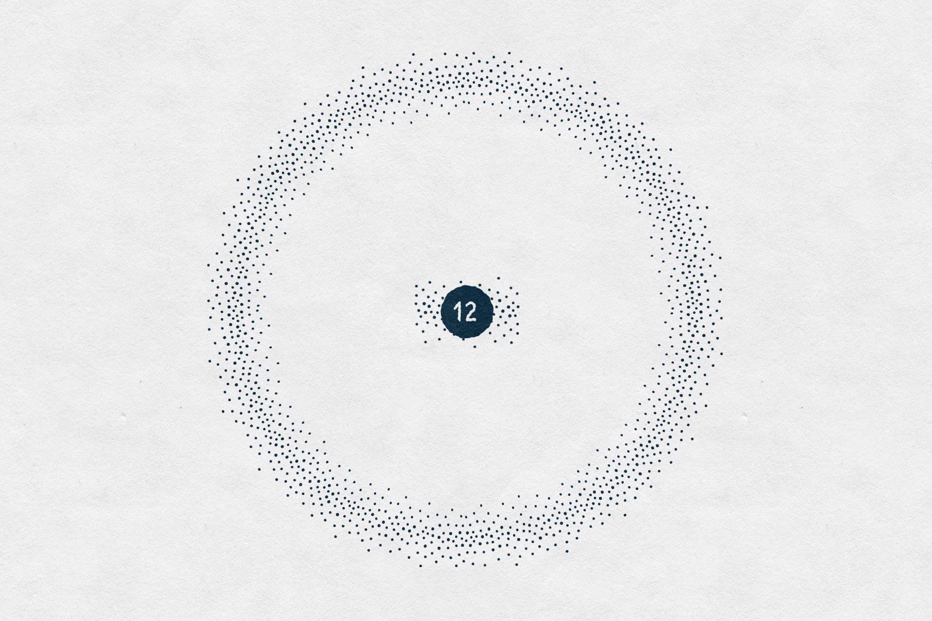 12个点画无缝AI笔刷套件