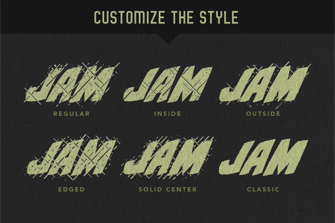 4个非常潮的Illustrator矢量AI笔刷素材