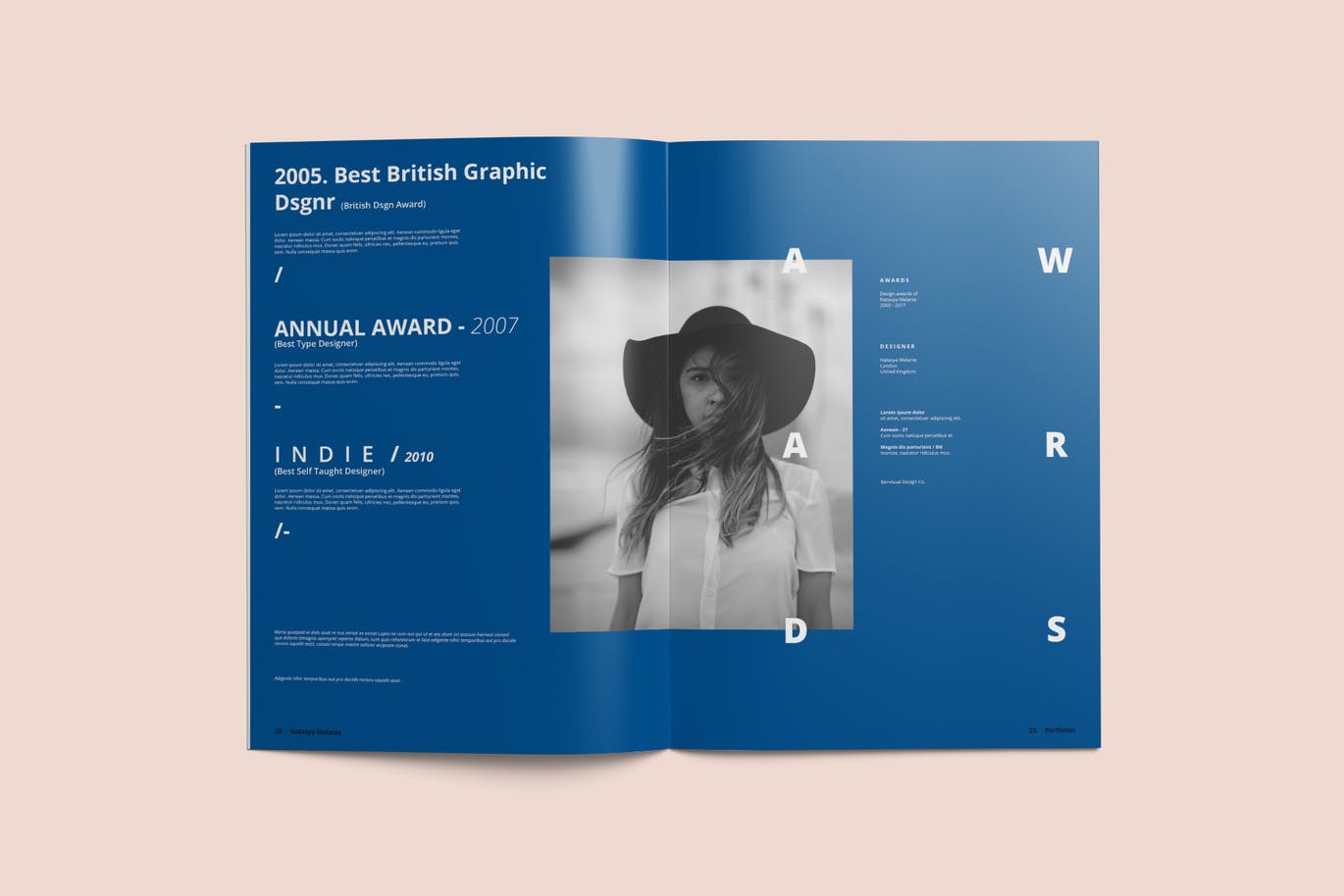 专业时尚品牌手册画册宣传册杂志设计模板