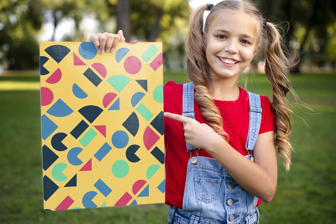 135个几何时尚多彩复古矢量背景图案底纹纹理素材包