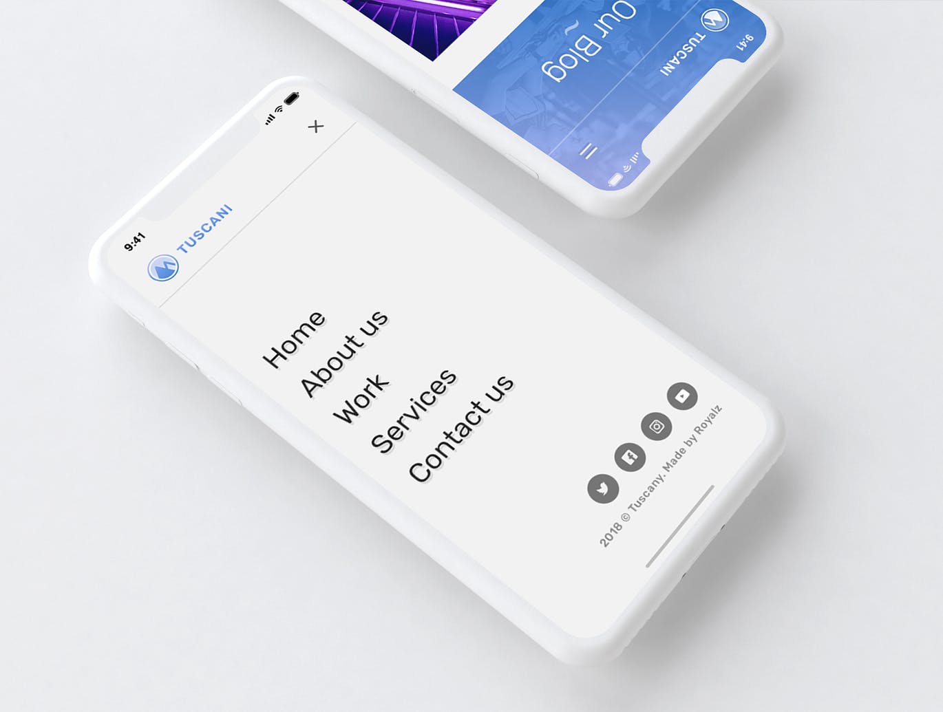 设计和网络公司服务机构Web网站素材模板