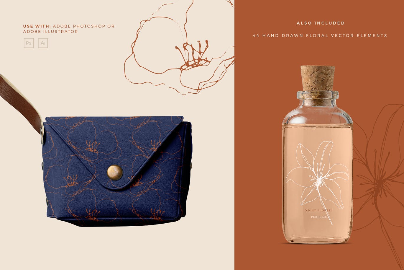 44个优雅时尚高端花园元素背景底纹纹理合集