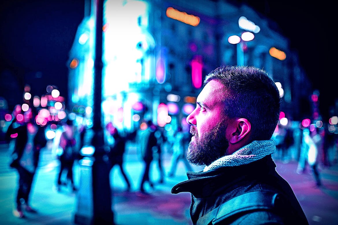 一套非常高级的数码朋克PS动作下载