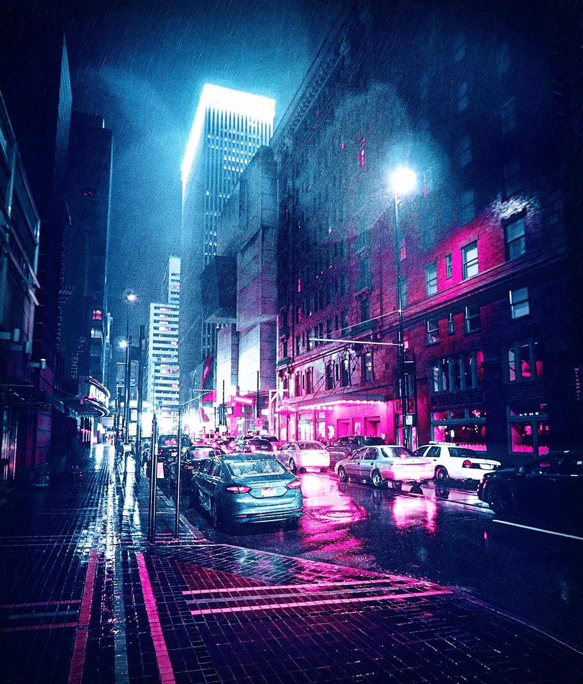 一套非常高级的数码朋克PS动作下载