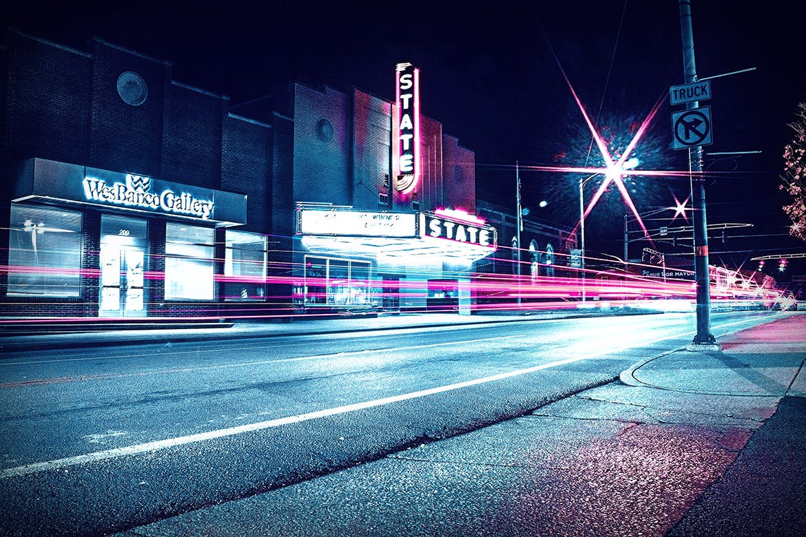 一套非常高级的数码朋克PS动作下载