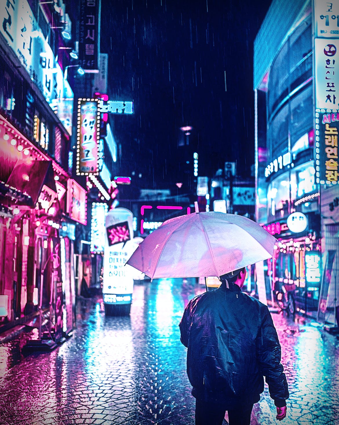 一套非常高级的数码朋克PS动作下载