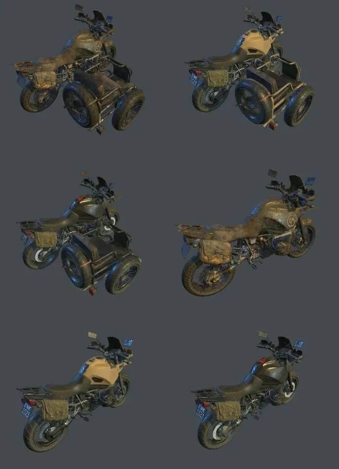 全套绝地求生3D模型合集（贴图），另外还有全套PSD海报高清原画