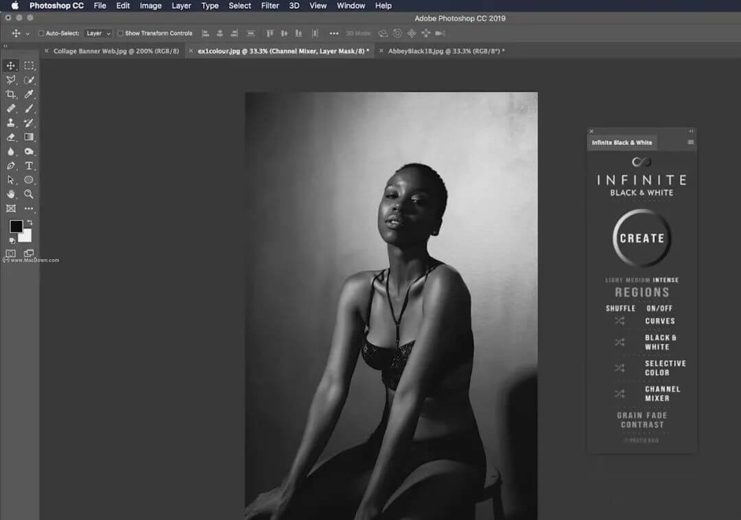 PS高端黑白辅助插件,帮你一键提升质感,秒变修图大师!