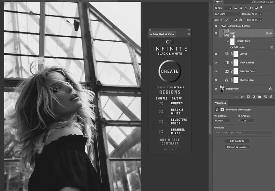PS高端黑白辅助插件，帮你一键提升质感，秒变修图大师！