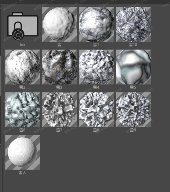 史诗级C4D中文材质库来了!C4D必备!