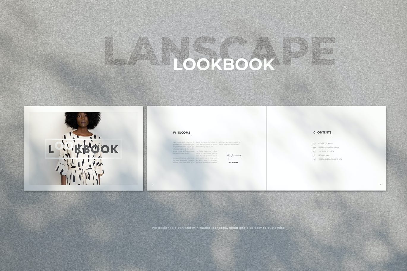 简约时尚高端多用途产品手册目录宣传册画册楼书杂志设计素材模板