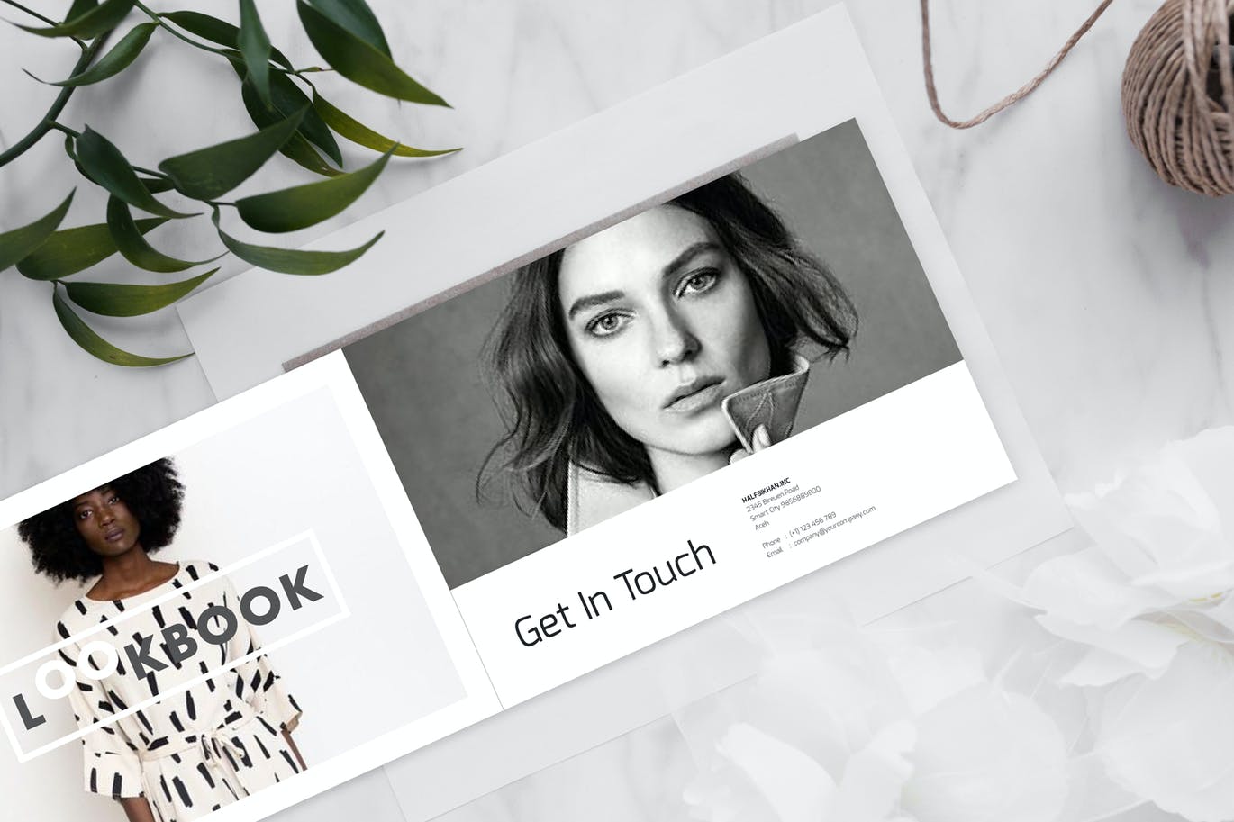 简约时尚高端多用途产品手册目录宣传册画册楼书杂志设计素材模板