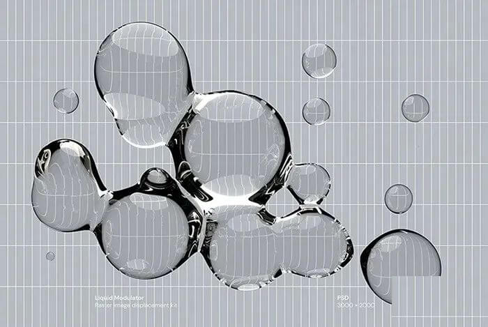 2020爆火的液态风格PSD素材，真是惊艳到我了！